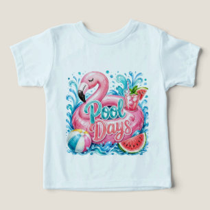 Pool Days Baby Toddler T-Shirt