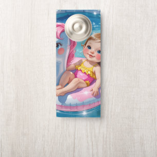Pool Days Door Hanger