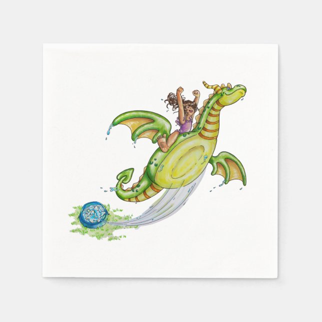 Pool Floaty Napkin (Front)
