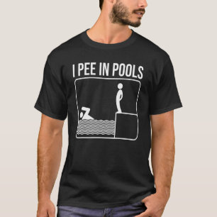 Pool For Men Women Swimming Pool Swimmer Sport T-Shirt