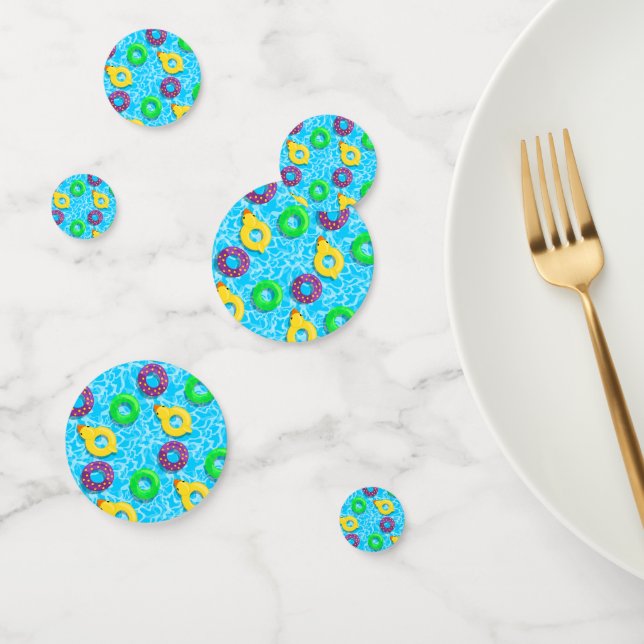 Pool Full of Floaties Confetti (Group)