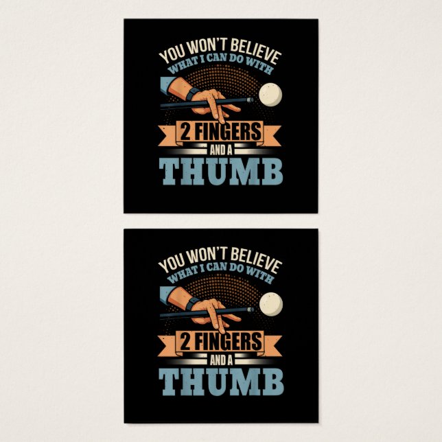 Pool Funny Billiards (Front & Back)