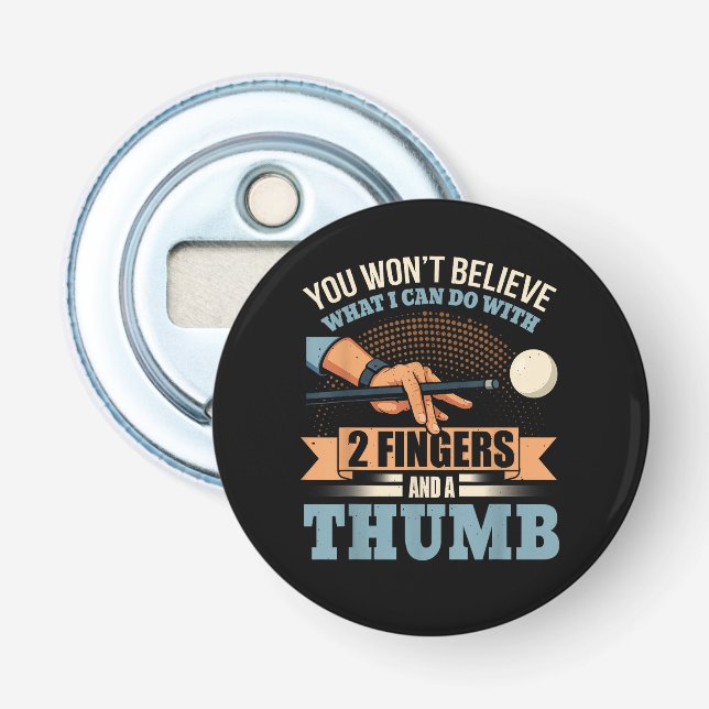 Pool Funny Billiards Bottle Opener (Front)