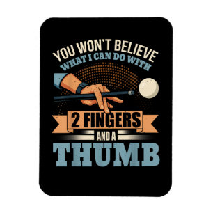 Pool Funny Billiards Magnet