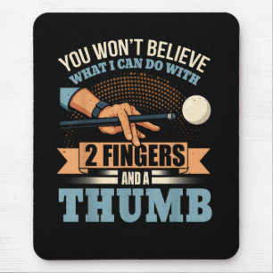 Pool Funny Billiards Mouse Pad