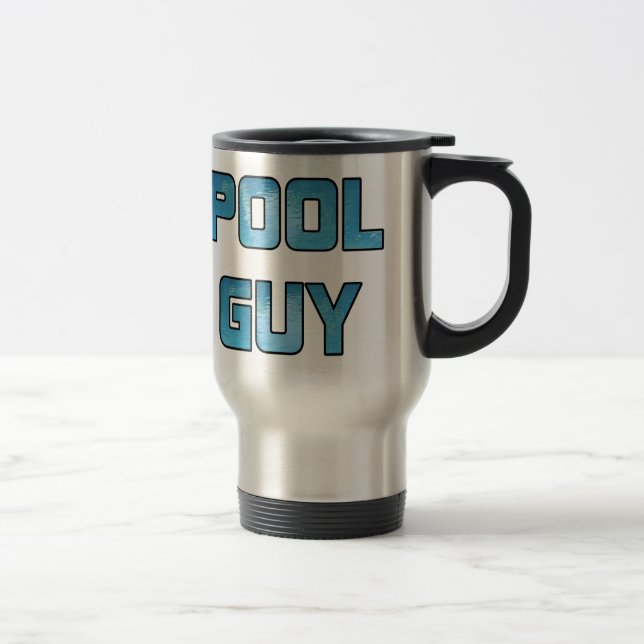 Pool Guy Travel Mug (Right)