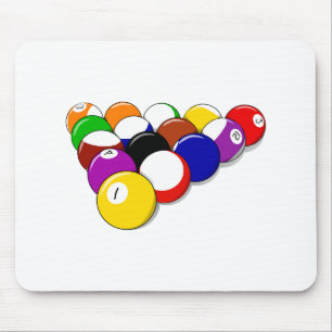 Pool Hall Balls Rack Em Sports Leisure Billiards Mouse Pad