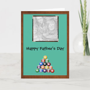 Pool Hall Father's Day Card