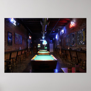Pool Hall Poster