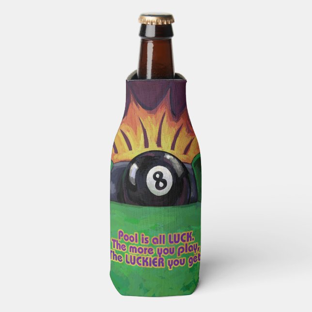 Pool is Luck Bottle Cooler (Bottle Front)
