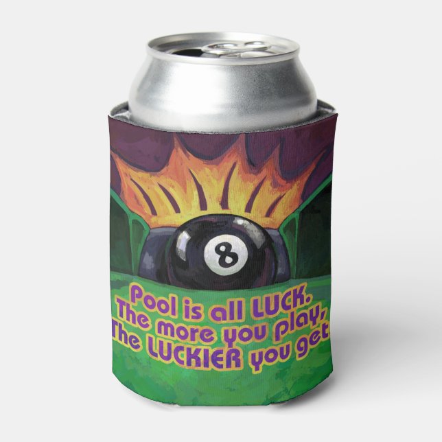 Pool is Luck Can Cooler (Can Front)
