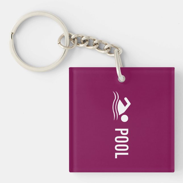 Pool Key Ring (Front)