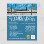 Pool Ladder, Swimming Pool Cleaning Advertising Flyer<br><div class="desc">Pool Ladder,  Swimming Pool Cleaning Service Advertising Flyer by The Business Card Store.</div>