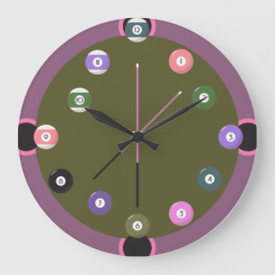 Pool Large Clock