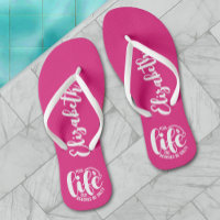 Pool Life Hot Pink Personalised