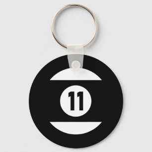 Pool Ll 11 Matching Billiards Gift Easy Halloween  Key Ring