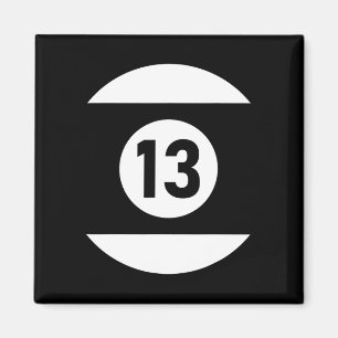 Pool Ll 13 Matching Billiards Gift Easy Halloween Magnet