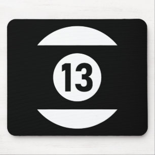 Pool Ll 13 Matching Billiards Gift Easy Halloween Mouse Pad