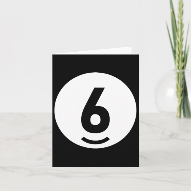 Pool Ll 6 Matching Billiards Gift Easy Halloween C Card (Front)