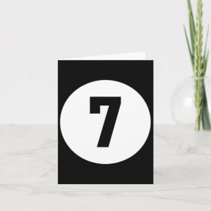 Pool Ll 7 Matching Billiards Gift Easy Halloween C Card