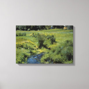 Pool Medfield by Dennis Miller Bunker, Vintage Art Canvas Print