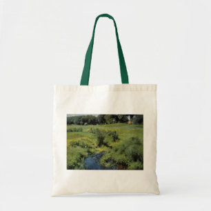 Pool Medfield by Dennis Miller Bunker, Vintage Art Tote Bag