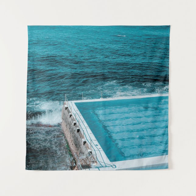 Pool near sea tapestry (Front)