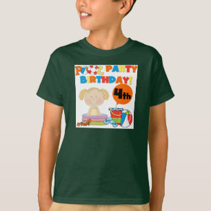 Pool Party 4th Birthday Tshirts and Gifts