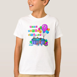 Pool Party 7th Birthday T-Shirt