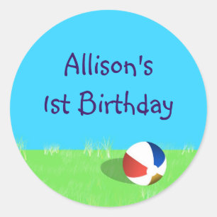 Pool Party Address Label or Sticker