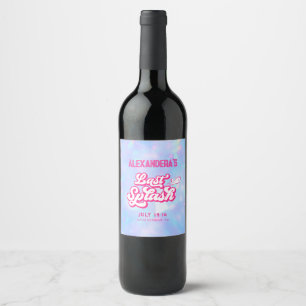 Pool Party Bachelorette  Wine Label
