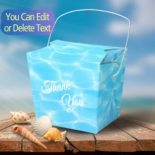 Pool Party Beach Party Summer Party Fun Cool Water Favour Box