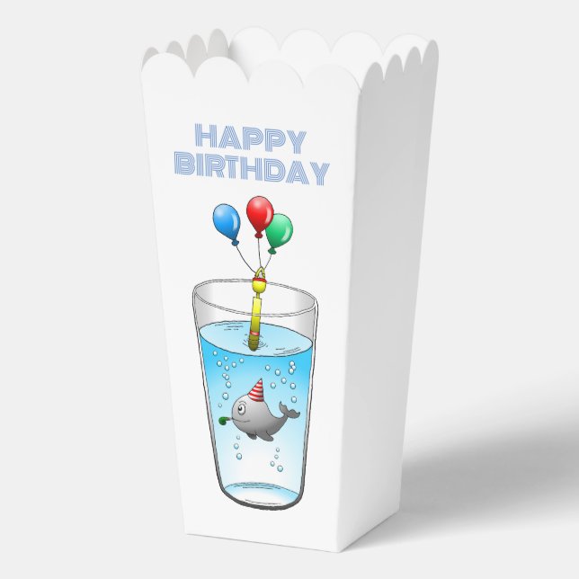 Pool Party Birthday Favour Box (Front)
