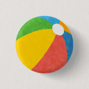 Pool Party Birthday Favours 3 Cm Round Badge