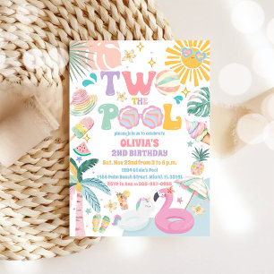 Pool Party Birthday Invitation