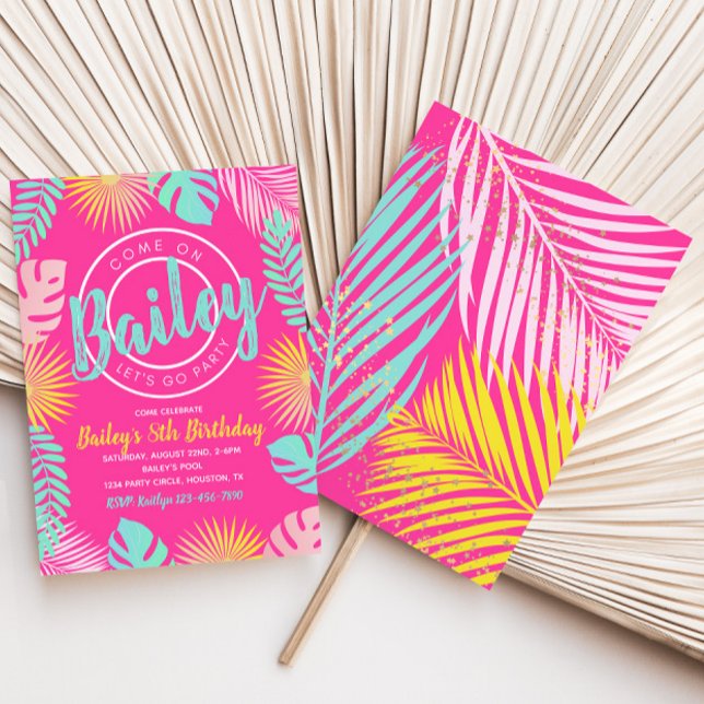 Pool Party Birthday Invitation | Pool Party (Creator Uploaded)