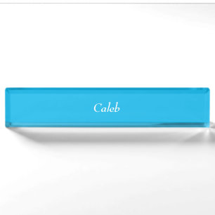 Pool Party Blue Personalised Name Plate