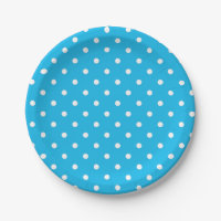 Pool Party Blue Polka Dot