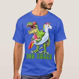 Pool Party Dinosaur Unicorn Beach Summer Vacation T-Shirt