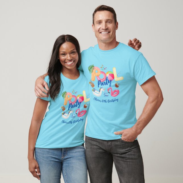Pool Party Family Matching T-Shirt (Unisex)