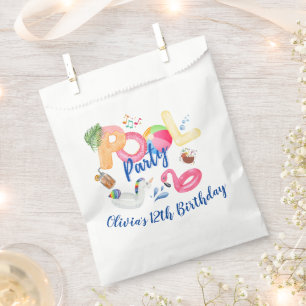 Pool Party Favour Bags