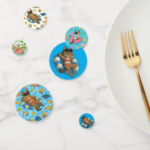 Pool Party for Siamese Cat lovers  Confetti