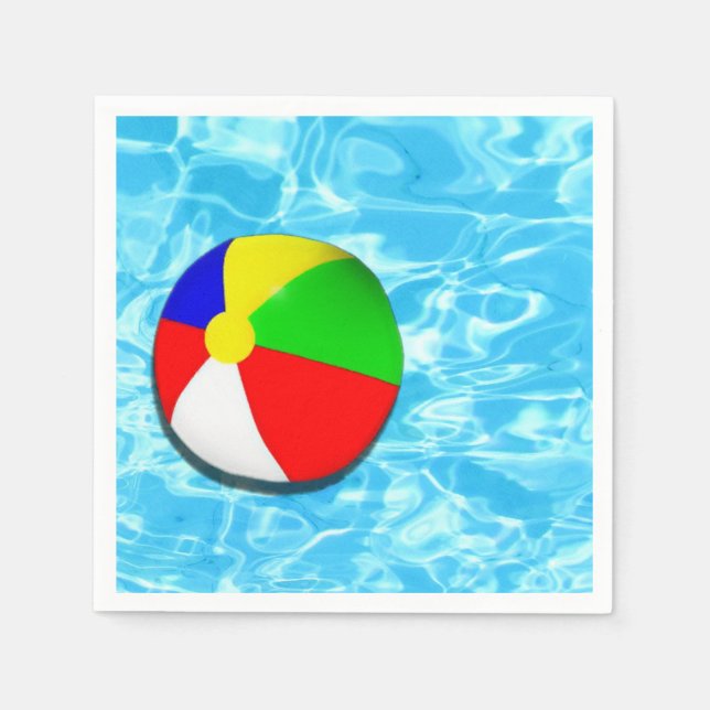 pool party ideas napkin (Front)