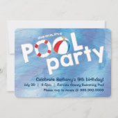 Pool Party Invitation (Front)