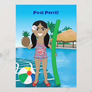 Pool Party Invitation