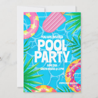 Pool Party Invitation