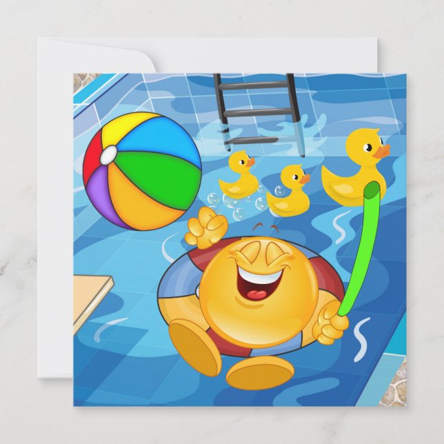 Pool Party Invitation (Front)