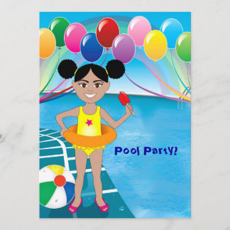 Pool Party Invitation