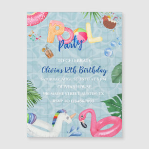 Pool Party Invitation