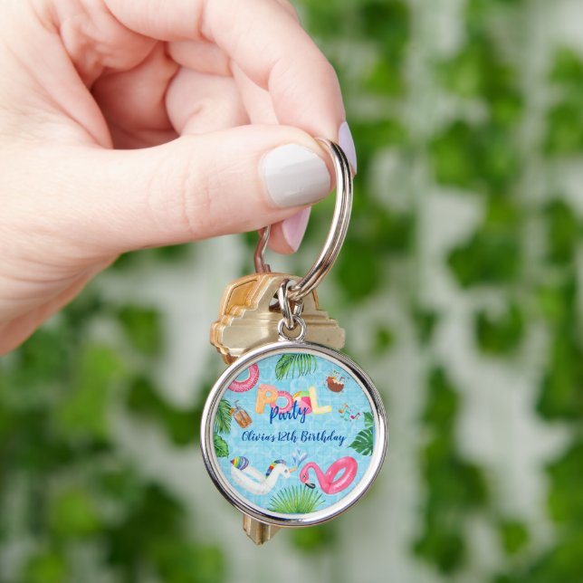 Pool Party  Key Ring (Hand)